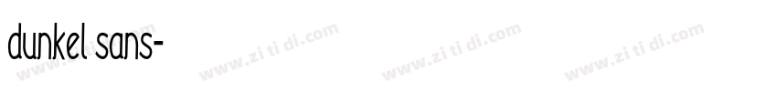 dunkel sans字体转换 dunkel sans字体转换
